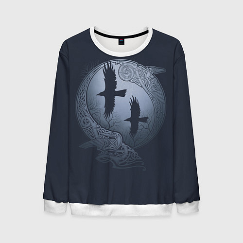 Мужской свитшот Vikings / 3D-Белый – фото 1