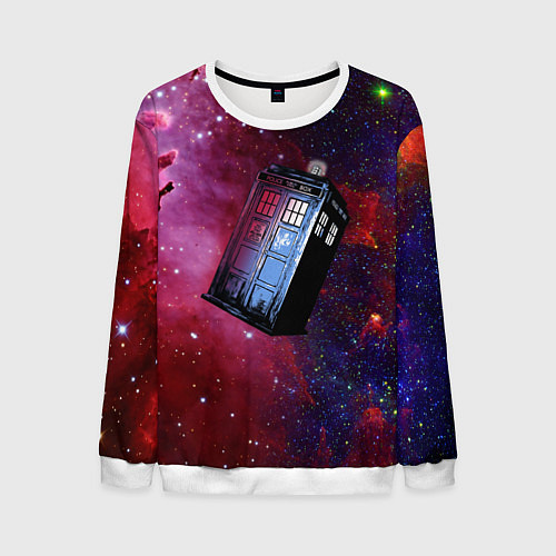 Мужской свитшот Doctor Who / 3D-Белый – фото 1