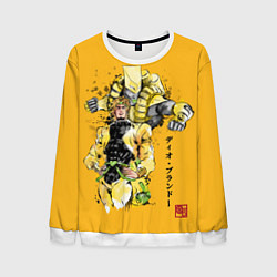 Свитшот мужской JoJo Bizarre Adventure, цвет: 3D-белый