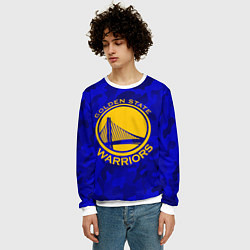 Свитшот мужской GOLDEN STATE WARRIORS, цвет: 3D-белый — фото 2