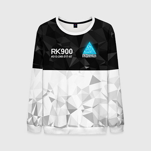 Мужской свитшот RK900 CONNOR / 3D-Белый – фото 1