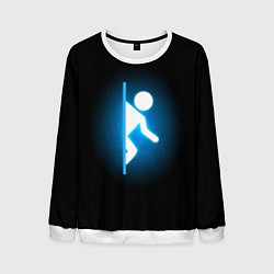 Свитшот мужской Portal, цвет: 3D-белый