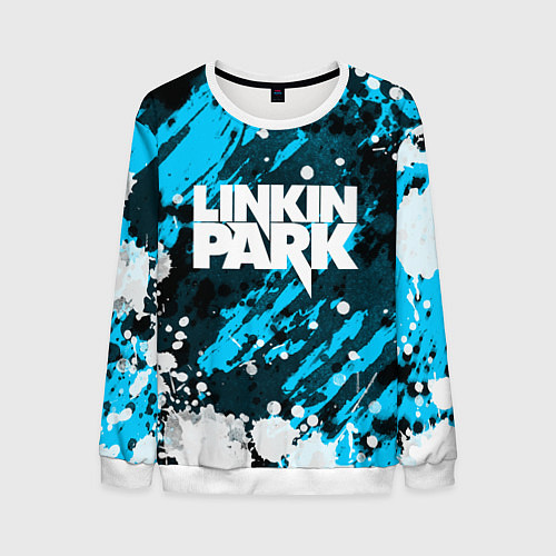 Мужской свитшот Linkin Park / 3D-Белый – фото 1