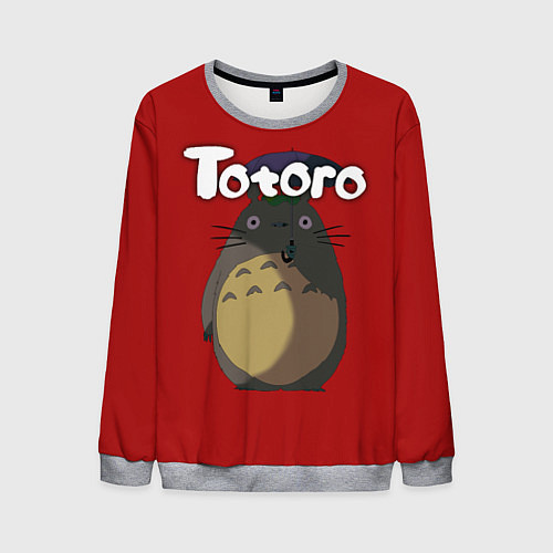 Мужской свитшот Totoro / 3D-Меланж – фото 1
