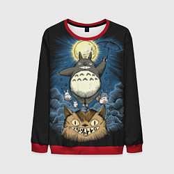 Свитшот мужской My Neighbor Totoro, цвет: 3D-красный