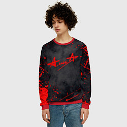 Свитшот мужской АлисА, цвет: 3D-красный — фото 2