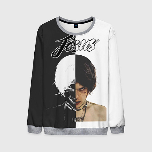 Мужской свитшот Dzhizus / 3D-Меланж – фото 1