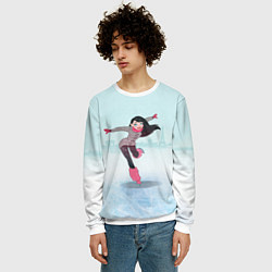 Свитшот мужской Фигурное катание, цвет: 3D-белый — фото 2