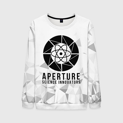 Мужской свитшот PORTAL / 3D-Белый – фото 1