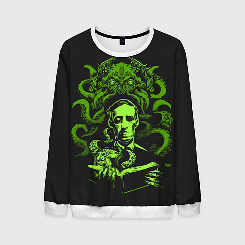 Мужской свитшот Cthulhu / 3D-Белый – фото 1