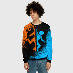 Свитшот мужской PORTAL, цвет: 3D-черный — фото 2