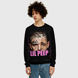 Свитшот мужской Lil Peep, цвет: 3D-черный — фото 2