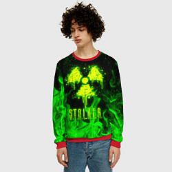 Свитшот мужской STALKER 2, цвет: 3D-красный — фото 2