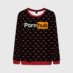 Свитшот мужской PornHub, цвет: 3D-красный