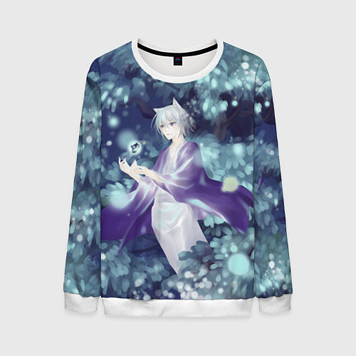 Мужской свитшот Tomoe Kamisama / 3D-Белый – фото 1