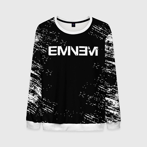 Мужской свитшот EMINEM / 3D-Белый – фото 1