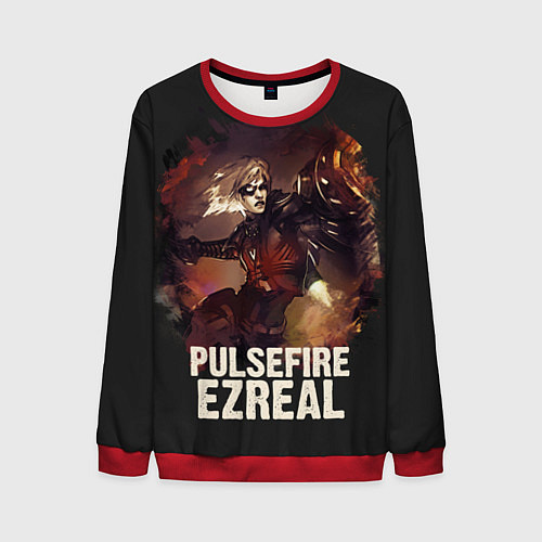 Мужской свитшот Pulsefire Ezreal / 3D-Красный – фото 1