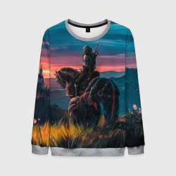 Свитшот мужской The Witcher, цвет: 3D-меланж