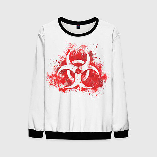 Мужской свитшот Plague Inc / 3D-Черный – фото 1