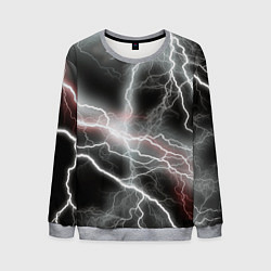 Свитшот мужской Молния, цвет: 3D-меланж