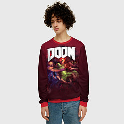 Свитшот мужской Doom, цвет: 3D-красный — фото 2
