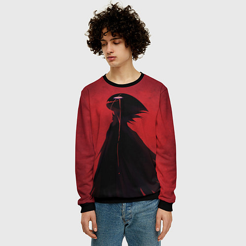 Мужской свитшот Hollow Knight / 3D-Черный – фото 3