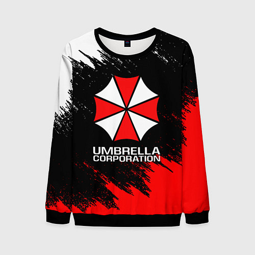 Мужской свитшот UMBRELLA CORP / 3D-Черный – фото 1