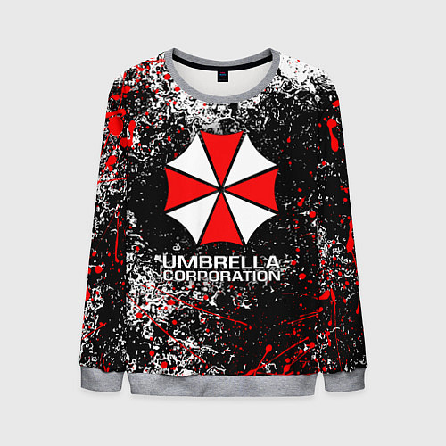 Мужской свитшот UMBRELLA CORP / 3D-Меланж – фото 1