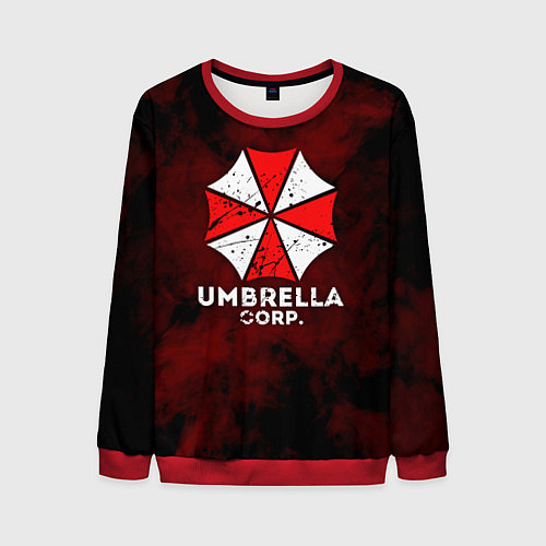 Мужской свитшот UMBRELLA CORP / 3D-Красный – фото 1