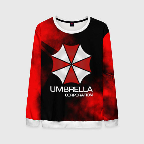 Мужской свитшот UMBRELLA CORP / 3D-Белый – фото 1