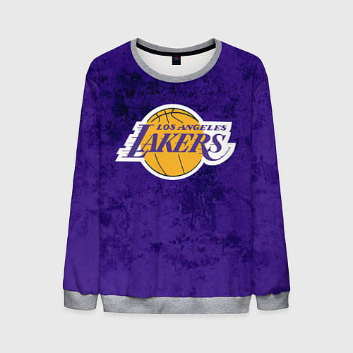 Мужской свитшот LA LAKERS / 3D-Меланж – фото 1