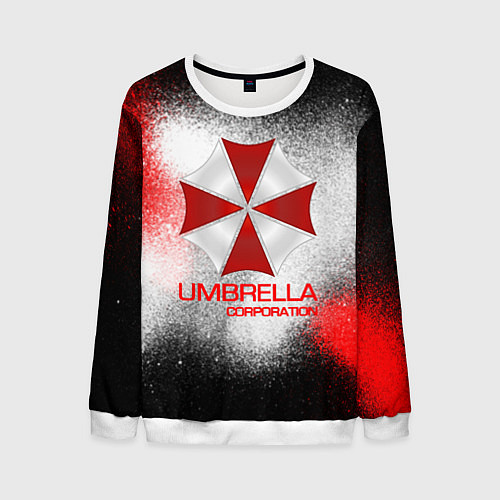 Мужской свитшот UMBRELLA CORP / 3D-Белый – фото 1