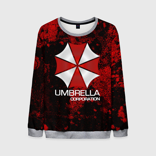 Мужской свитшот UMBRELLA CORP / 3D-Меланж – фото 1