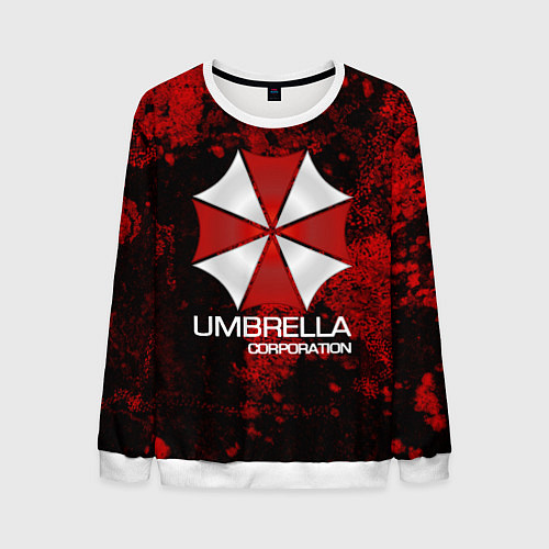 Мужской свитшот UMBRELLA CORP / 3D-Белый – фото 1