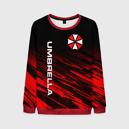 Мужской свитшот UMBRELLA CORPORATION / 3D-Красный – фото 1