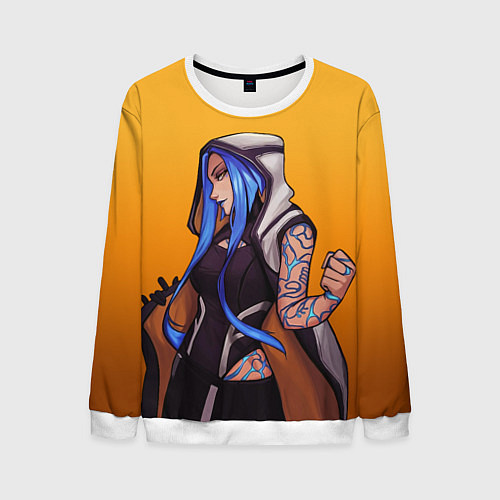 Мужской свитшот Maya / 3D-Белый – фото 1