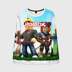 Свитшот мужской ROBLOX, цвет: 3D-белый