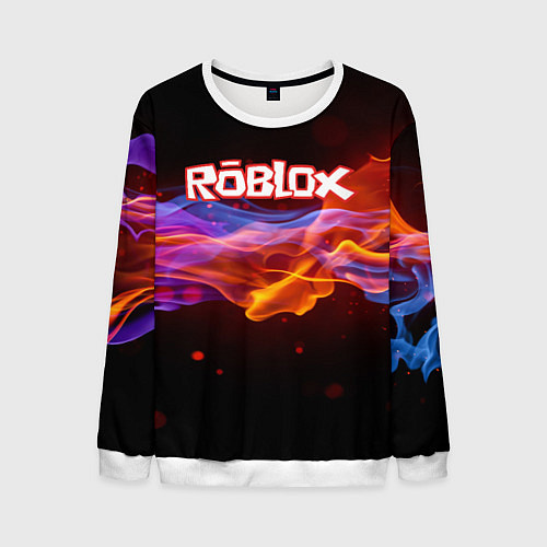 Мужской свитшот ROBLOX / 3D-Белый – фото 1