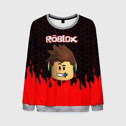 Свитшот мужской ROBLOX, цвет: 3D-меланж