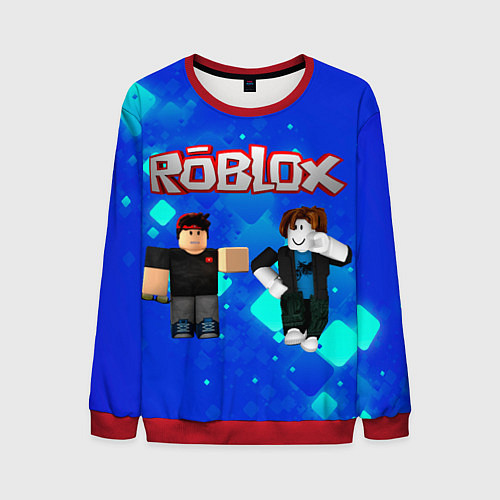 Мужской свитшот ROBLOX / 3D-Красный – фото 1