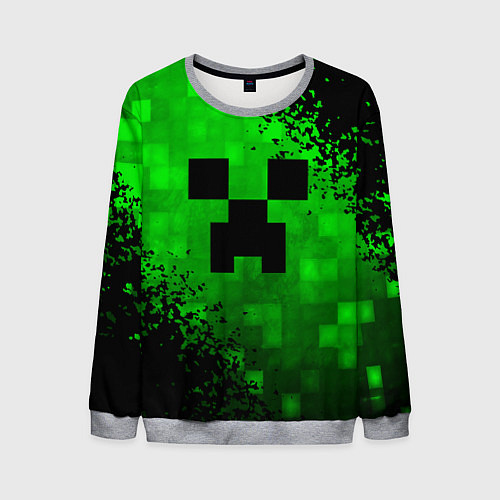 Мужской свитшот MINECRAFT / 3D-Меланж – фото 1