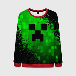 Свитшот мужской MINECRAFT, цвет: 3D-красный