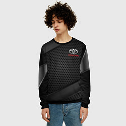 Свитшот мужской TOYOTA, цвет: 3D-черный — фото 2