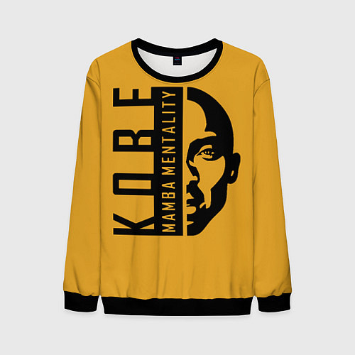Мужской свитшот Kobe Mamba mentality / 3D-Черный – фото 1
