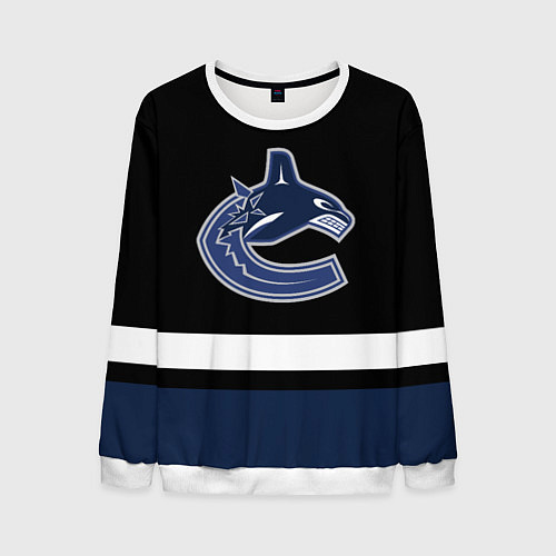 Мужской свитшот Vancouver Canucks / 3D-Белый – фото 1