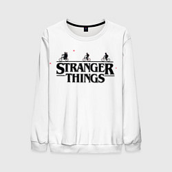 Свитшот мужской STRANGER THINGS, цвет: 3D-белый