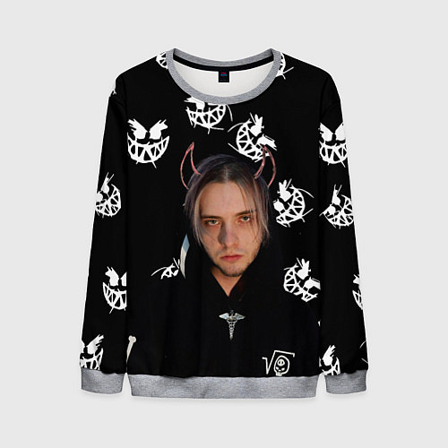 Мужской свитшот PYROKINESIS / 3D-Меланж – фото 1