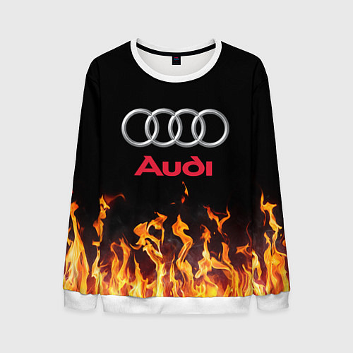 Мужской свитшот AUDI / 3D-Белый – фото 1
