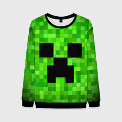 Свитшот мужской MINECRAFT, цвет: 3D-черный