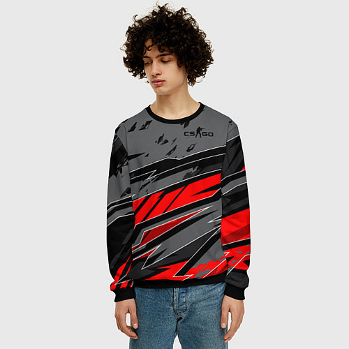 Мужской свитшот Counter-Strike / 3D-Черный – фото 3